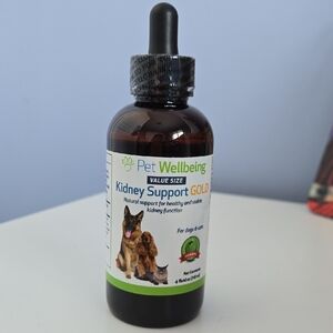 4oz Pet Wellbeing Kidney Support Gold for Dogs & Cats